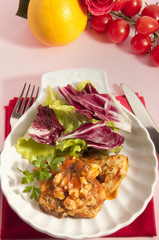 Fillet of perch with orange-Zone diet