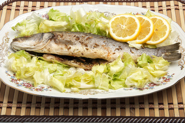 Roasted Sea Bass