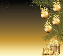 Presents under the Christmas tree