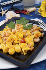 dumplings with salmon