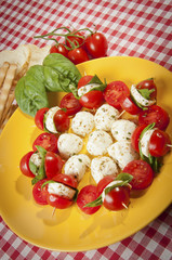 Caprese skewers