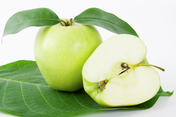 apple green with white
