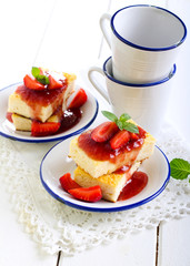 Cheesecake slices