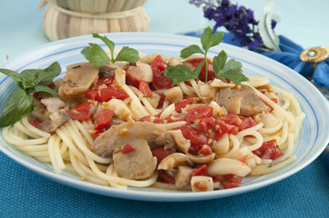 Cuttlefish with tomato sauce