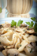 Cuttlefish with tomato sauce