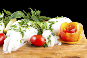 Cuttlefish with tomato sauce