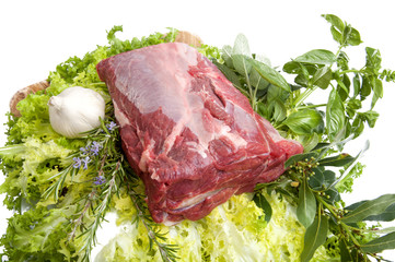 Sorra thin slice of meat cattle
