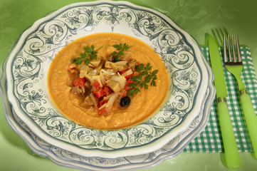 seitan with mus chickpea