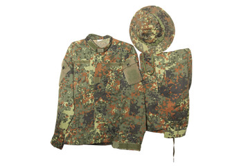 German military camouflage acu-flecktarn