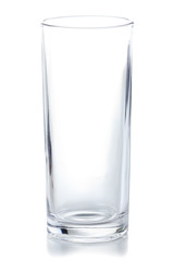 Crystal clear empty glass