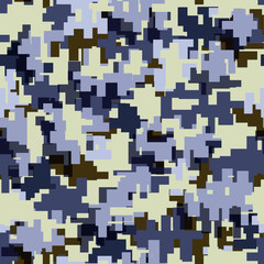 Digital / Modern camouflage seamless pattern