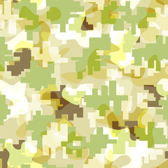 Digital / Modern camouflage seamless pattern