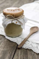  fresh hummus in jar