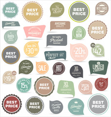 Badges and labels collection