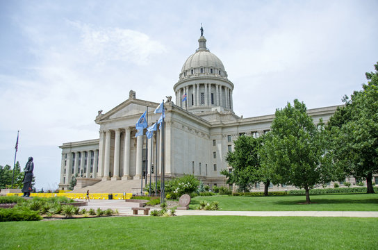 Oklahoma State Capital Building In Oklahoma City