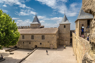 Chateau Comtal in Carcassonne (France), 1130