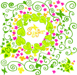 растительный узор