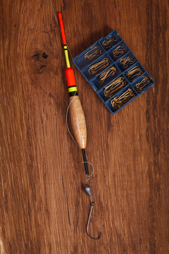Fishing tools hook and bobber