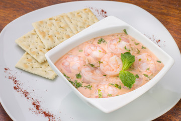 ceviche de camarones