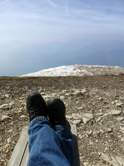 Pause am Monte Baldo