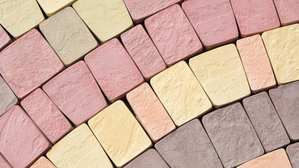 Colorful paving (floor) tile