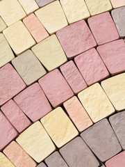 Colorful paving (floor) tile