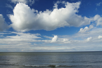 Baltic Sea in summer . beautiful scenery