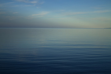 Obraz premium sunset on the sea.