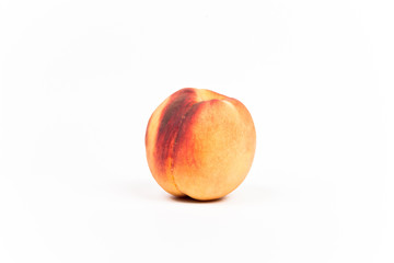  Peach with a white background.