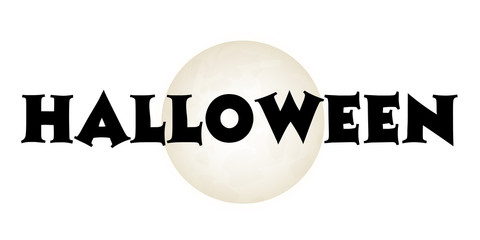 ハロウィン　月　文字