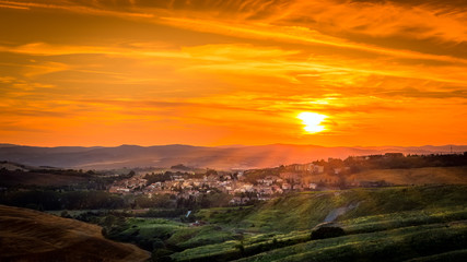 Tuscan town