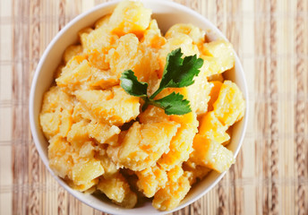 Boiled potato salad