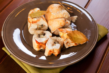 Chicken roulades