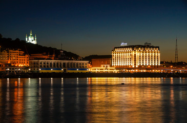 Fototapeta premium Views of the evening Kiev