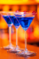 Cocktails Collection - Blue Martini