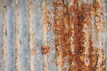 Grunge old and rust iron sheet