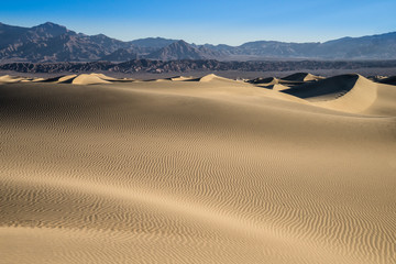 Fototapeta na wymiar Mesquite Sand Dunes, Death Valley, California