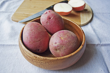 red potatoes for potato salad today