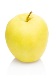Green apple isolated on white background. Clipping path included
