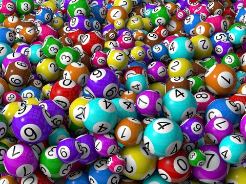 random sized lottery balls