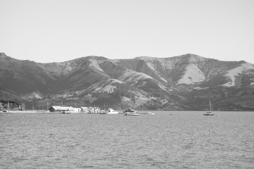 Bay harbour in Akaroa