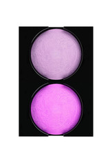 set of 2 eyeshadows isolated on white background