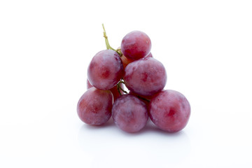 Grape on the white background. Fresh  berry.