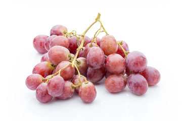 Grape on the white background. Fresh  berry.