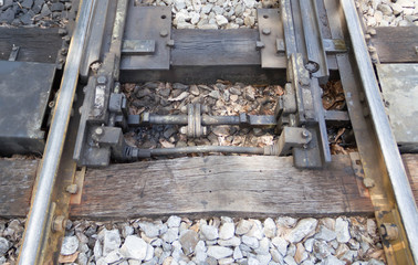 The old railroad tracks