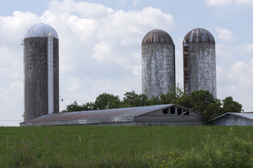 Silos and Farm Building