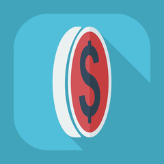 Flat modern design with shadow icons business icon