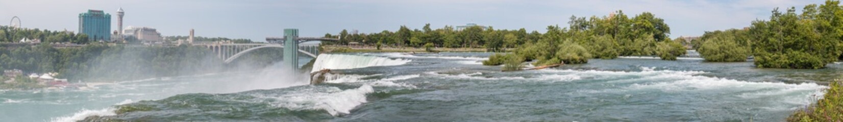Niagara Falls American Falls and Bridal Veil Falls USA