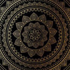 Gold mandala