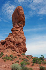 Fototapeta na wymiar rock arches national park